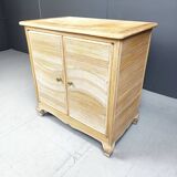 Vintage pencil reed cabinet, 1970s