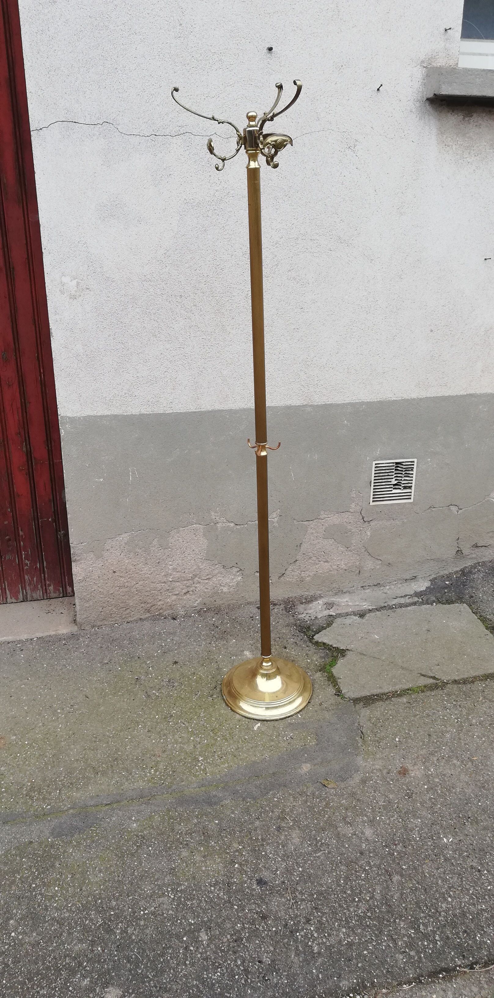 Porte manteau vintage laiton