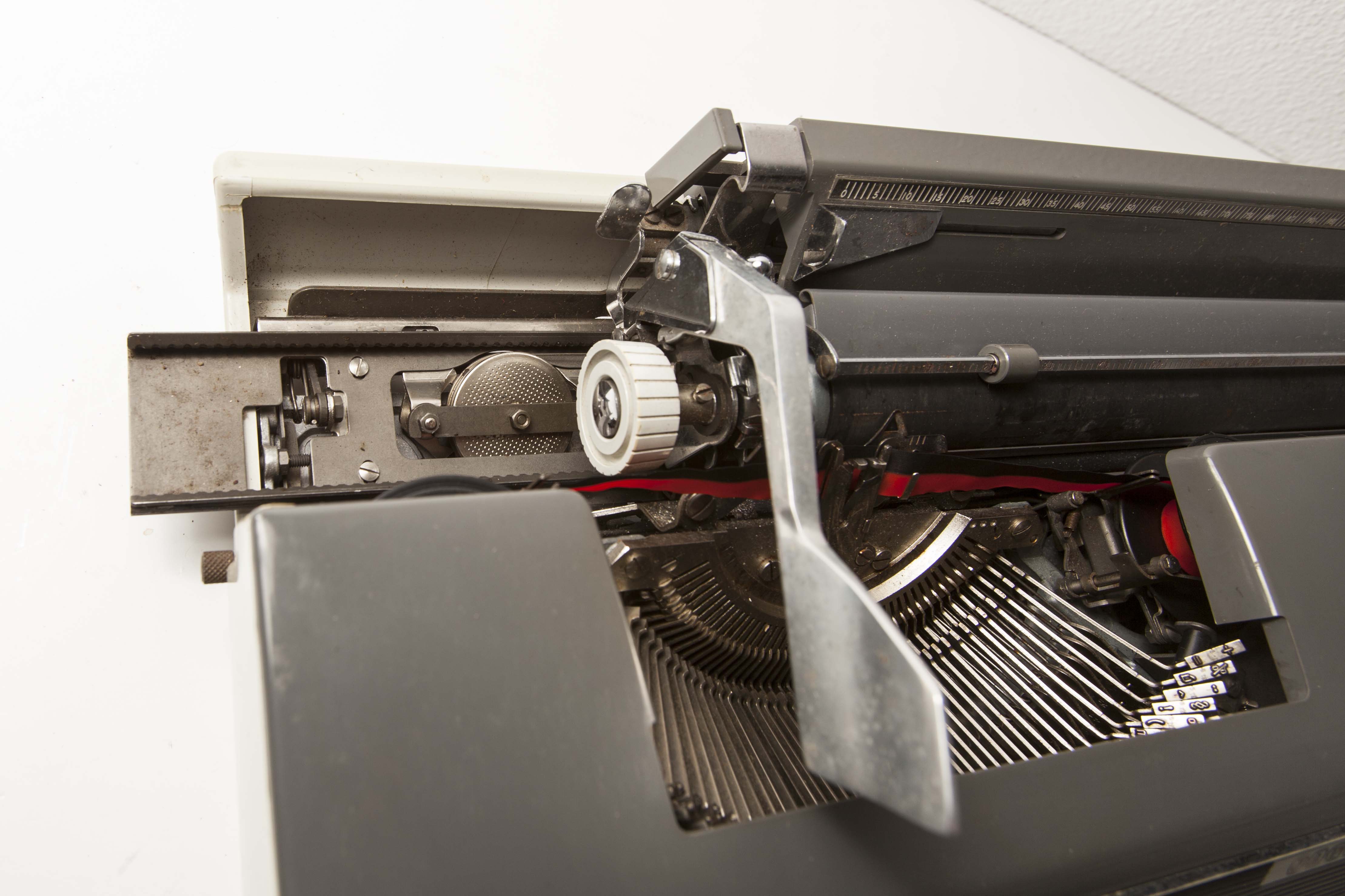 Typewriter Japy Inter with suitcase