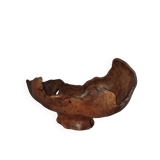 70s olive wood monoxyl cup