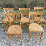 5 bistro chairs, brand Luterma France