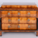 Commode en noyer Biedermeier Tchéquie années 1820