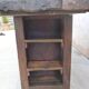 Old oak workbench