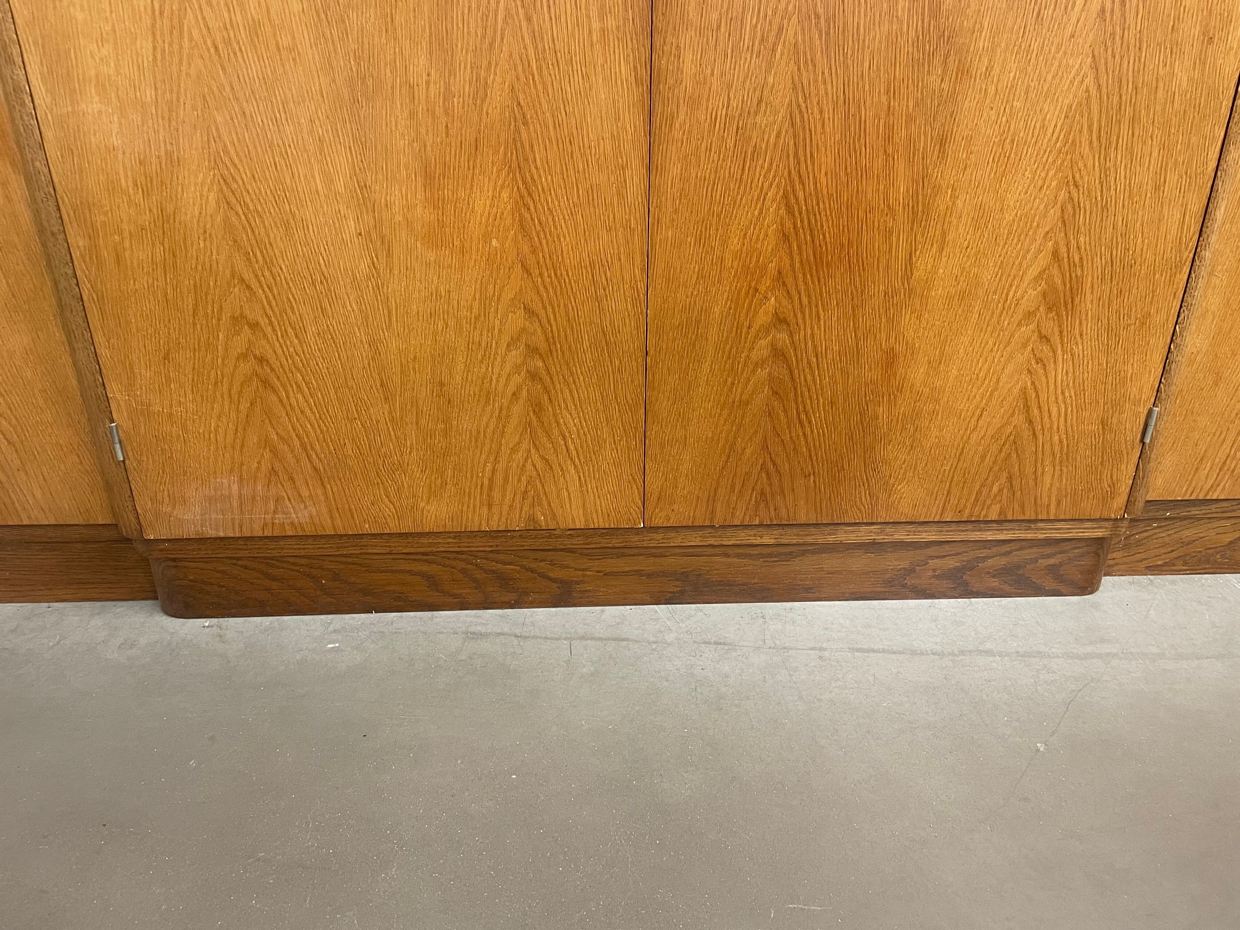 Solid oak dressing room 1960