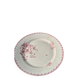 Antique plate – Opaque porcelain from Gien – Fuchsia pink decoration