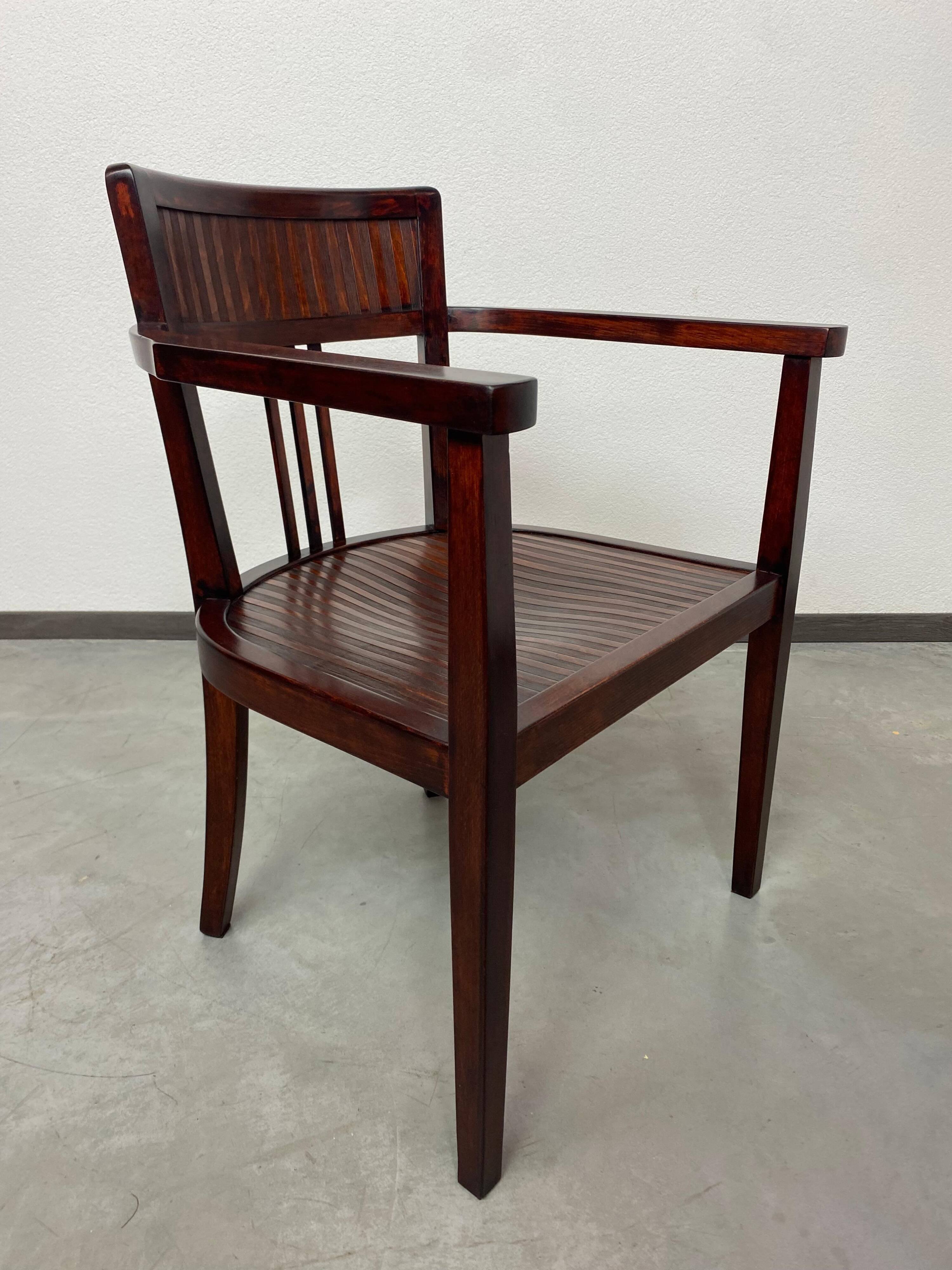 Art Nouveau office chair