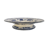 COMPOTIER FORMER FAIENCE CREIL MONTEREAU MODEL FLORA LISERON FOOT SHOWER