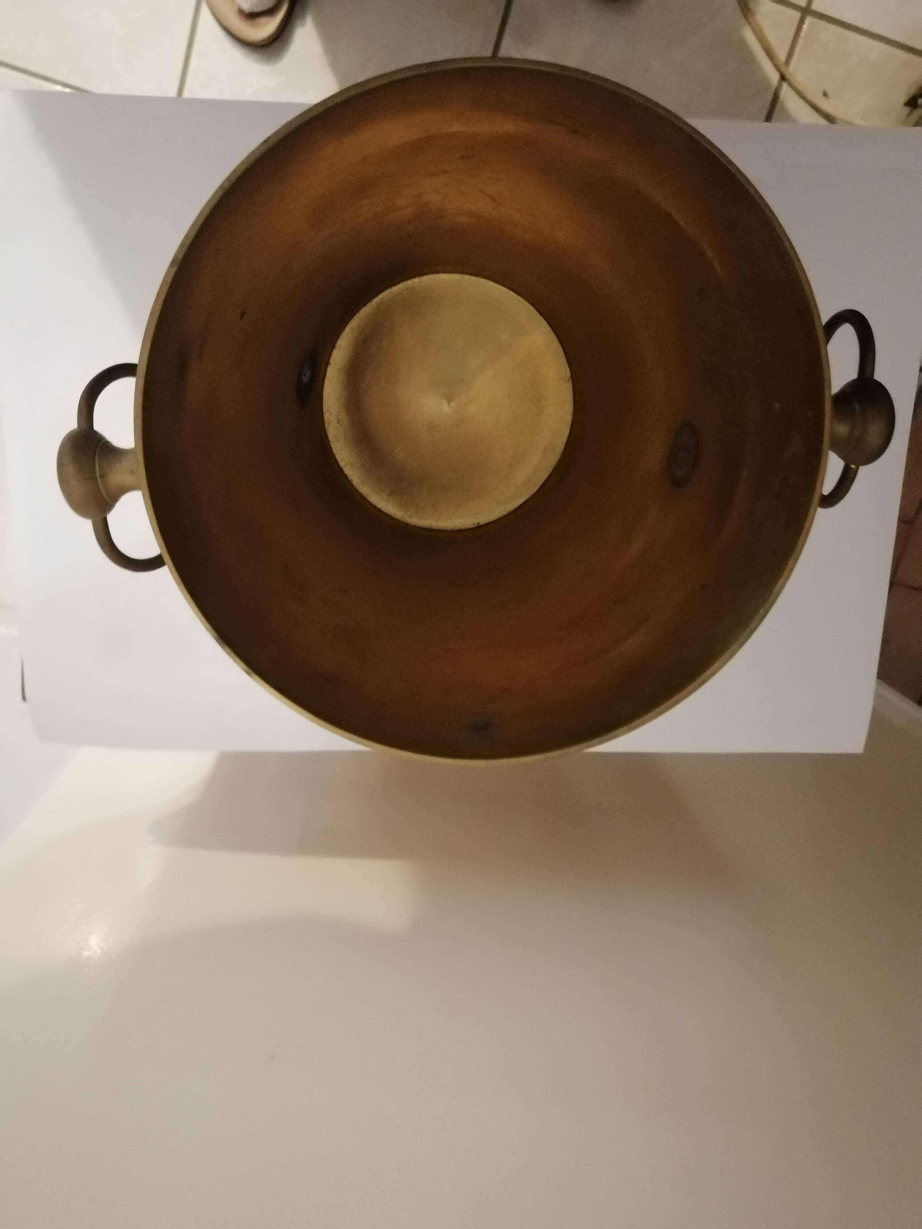 Vintage brass champagne bucket