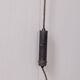 Adjustable wall lamp vintage 70s chromed metal italian design