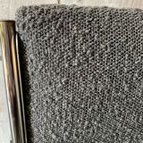 Series of 4 chrome chairs