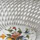 Openwork porcelain fruit bowl.