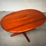 Oval coffee table Glostrup teak 60s