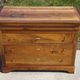 Antique Louis Philippe chest of drawers in solid walnut.