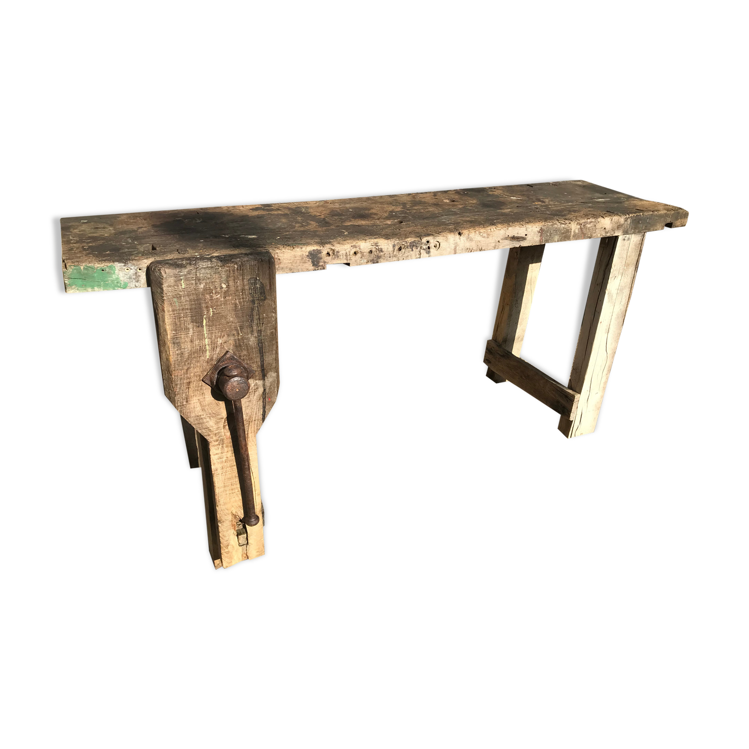 Établi en bois massif