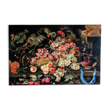 Binj. Oil on canvas XXth, still life signed and dated 04.96