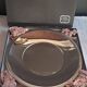 Round serving platter in 18/10 stainless steel "Perles" with original box – Jea