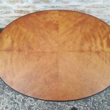 Oval pedestal table