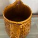 Digouin and Sarreguemines ceramic pitcher with braided decoration