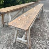 Wooden benches - 3m