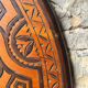 Large carved tray wall decoration