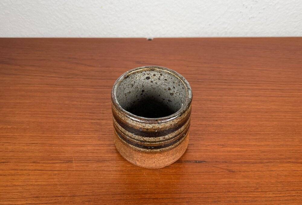 Mid-century Danish studio pottery vase from Salling Pottery, 1960s.