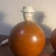 Pair of vintage IMT solid wood lamp bases