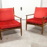 Pair of Scandinavian 60s armchairs