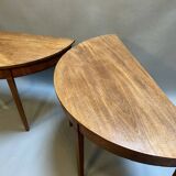 Pair George III Mahogany Console Tables