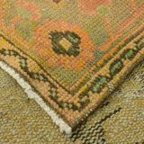 6x9 Shades Of Peach Orange Handmade Wool Oriental Turkish Rug, 180x286Cm