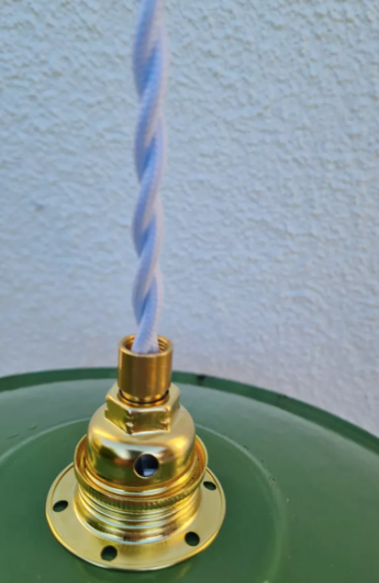 Enamelled sheet metal suspension 1950