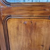 Rustic Wardrobe in Fir with Curtains