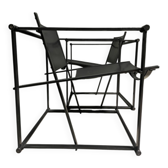 Pair of Radboud van Beekum FM62 Easy Chairs. Pastoe 1980