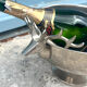 French stag handle champagne bucket wine cooler pedestal bowl
