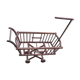 Wooden doll cradle