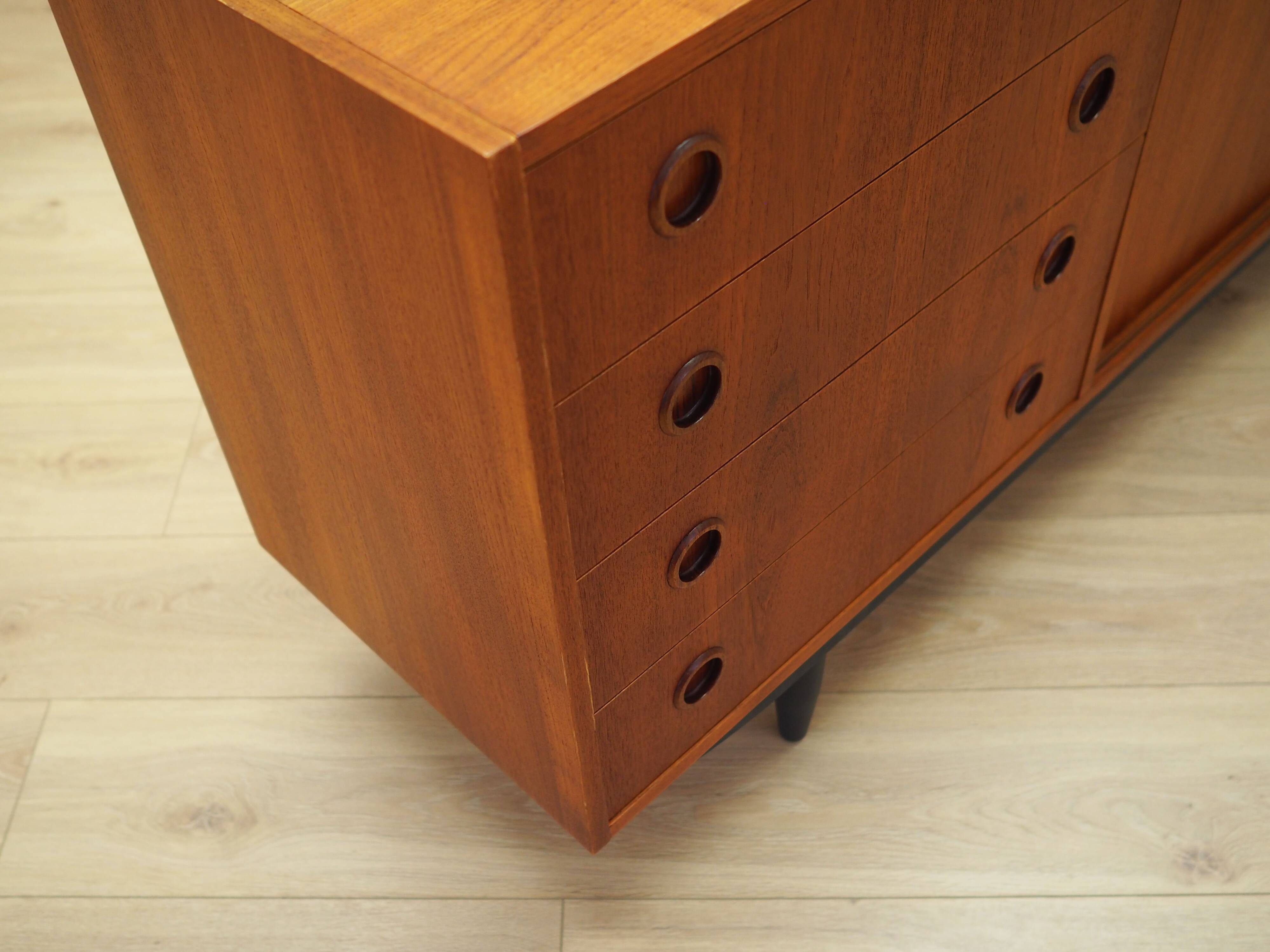 Teak sideboard, Danish design, 1970s, production: Denmark