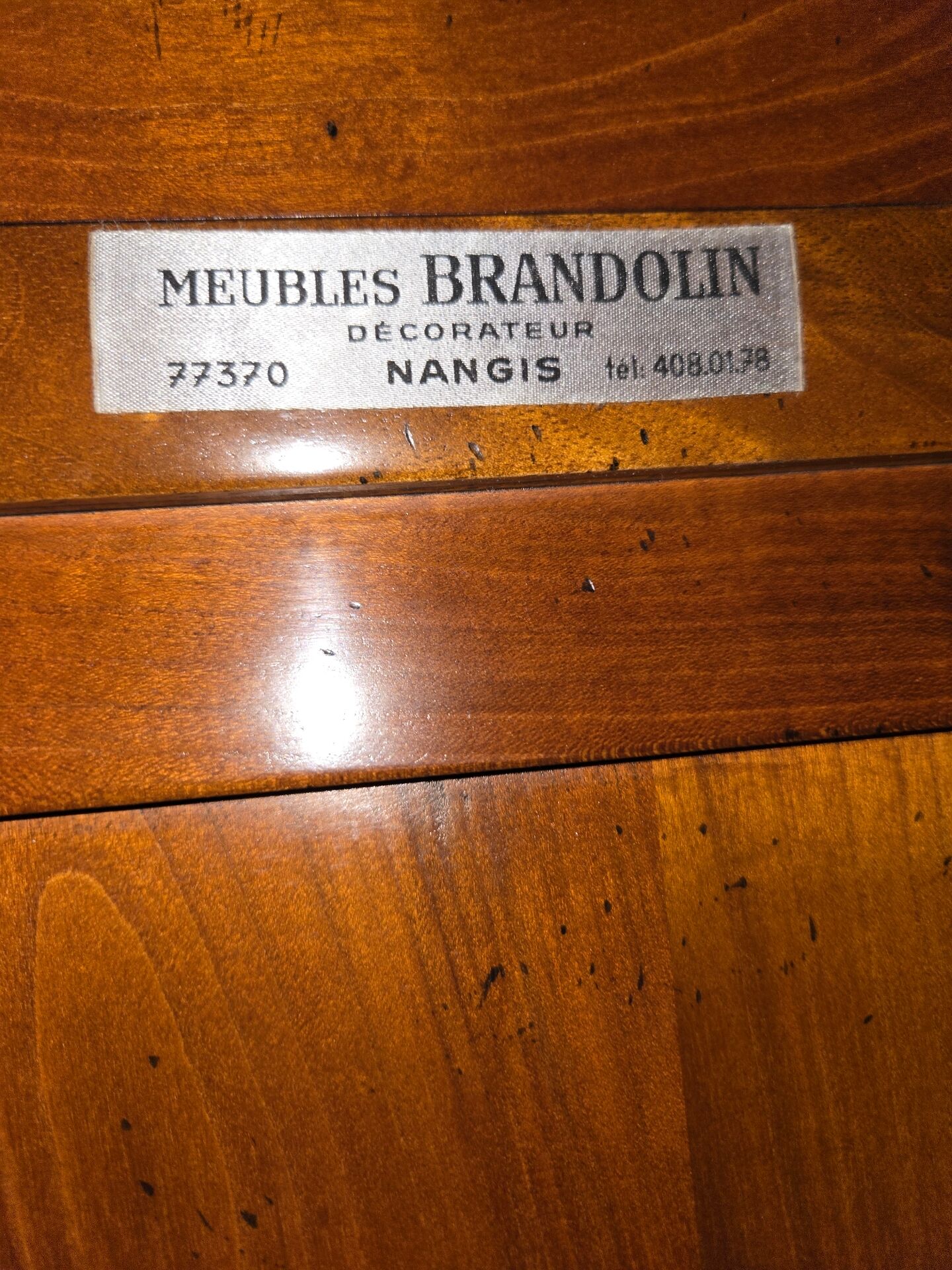 Buffet en bois Christian Robert – modèle Brandolin + clés