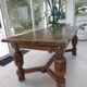 Centenary table in solid oak – Spanish Renaissance style (180 cm).