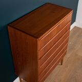 Commodes rétro en teck des années 1960 danoises du milieu du siècle