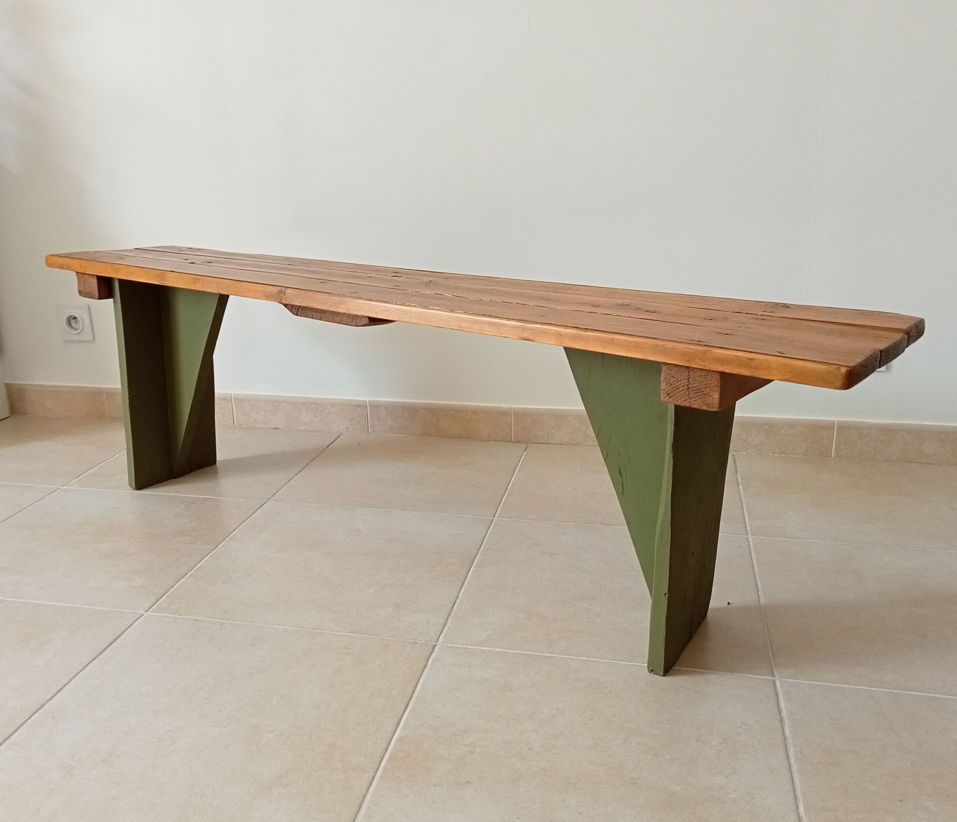 Vintage country bench 70s