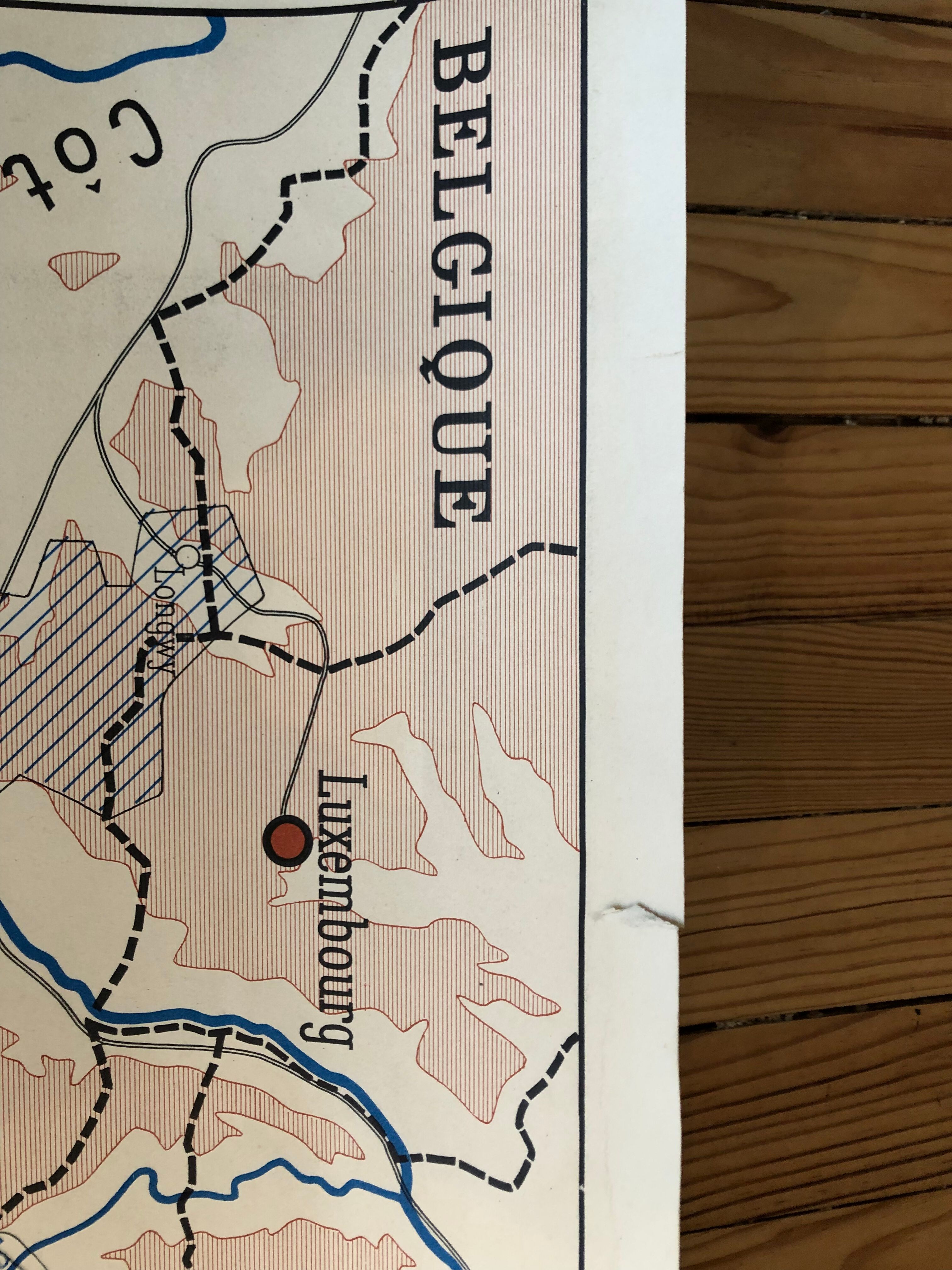 French school poster: the North/East