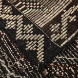 5x9 Cream Brown Handmade Kilim Rug, 151x286Cm