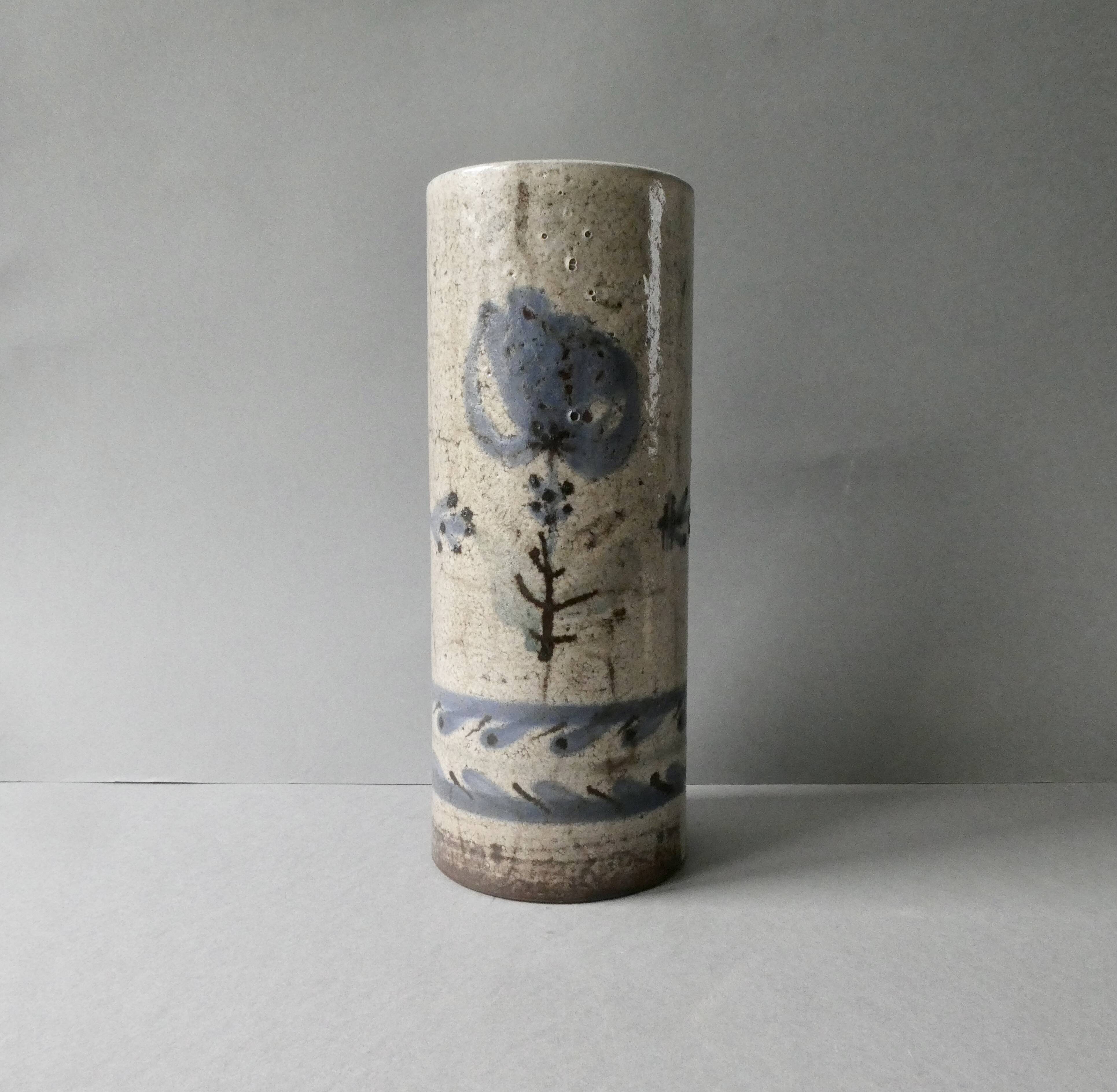 Large vase by Gustave Reynaud, Le Murier workshop in Vallauris, circa 1960
