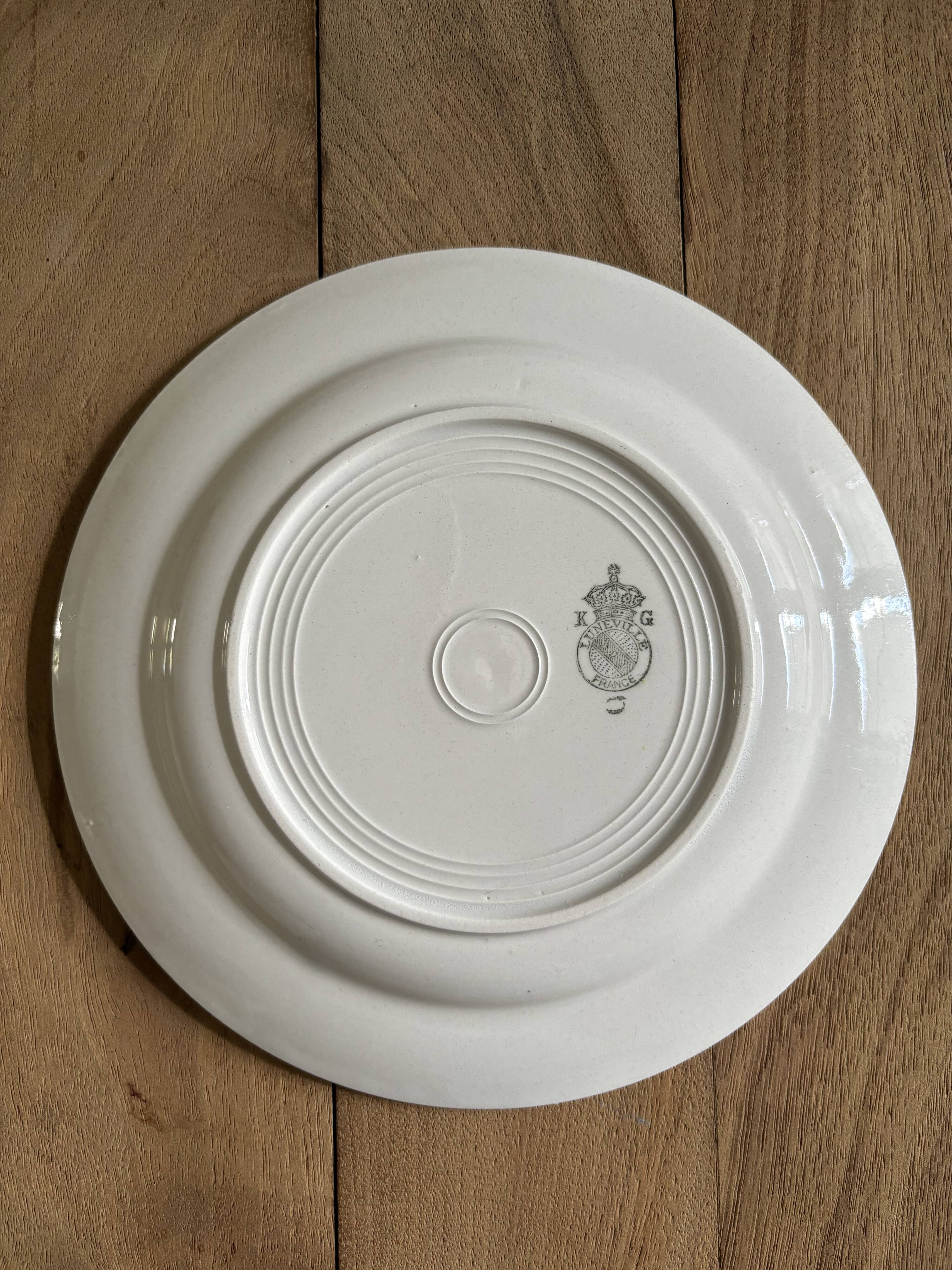 Set of 6 vintage dessert plates