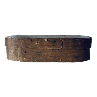 Boîte antique en bois