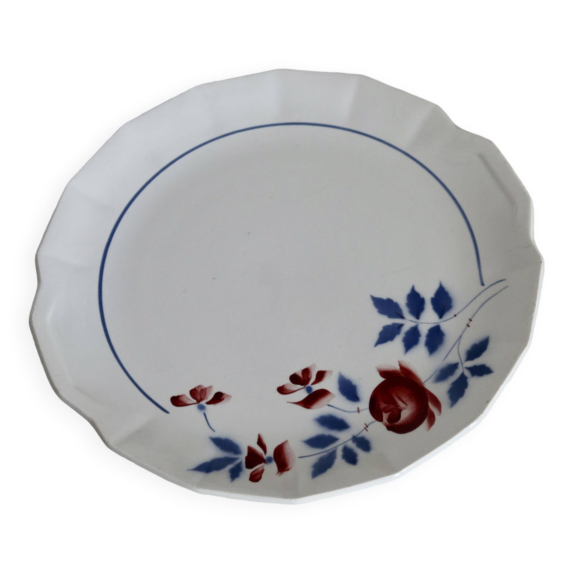 Vintage cake dish Céranox St Amand Abeille d'Or earthenware