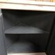 Old weathered corner workshop furniture