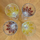 Ensemble de 4 flutes verres à vin anciens