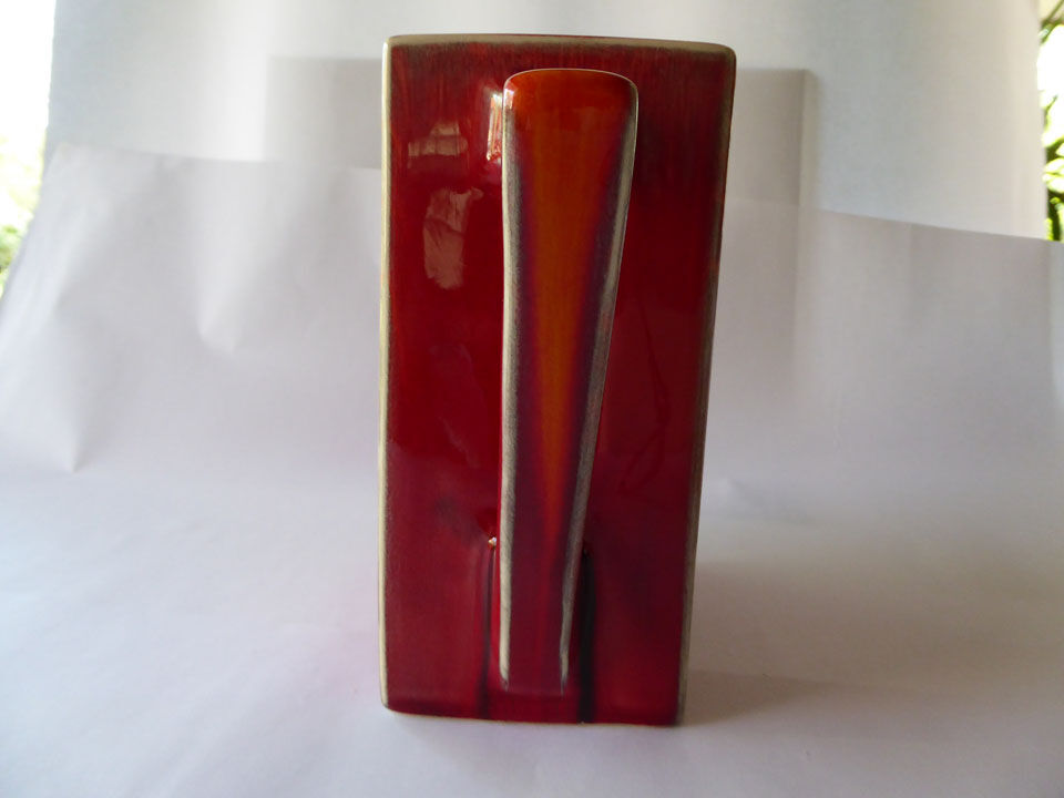 Modern red pitcher