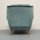 1950s clubchair in blue velour