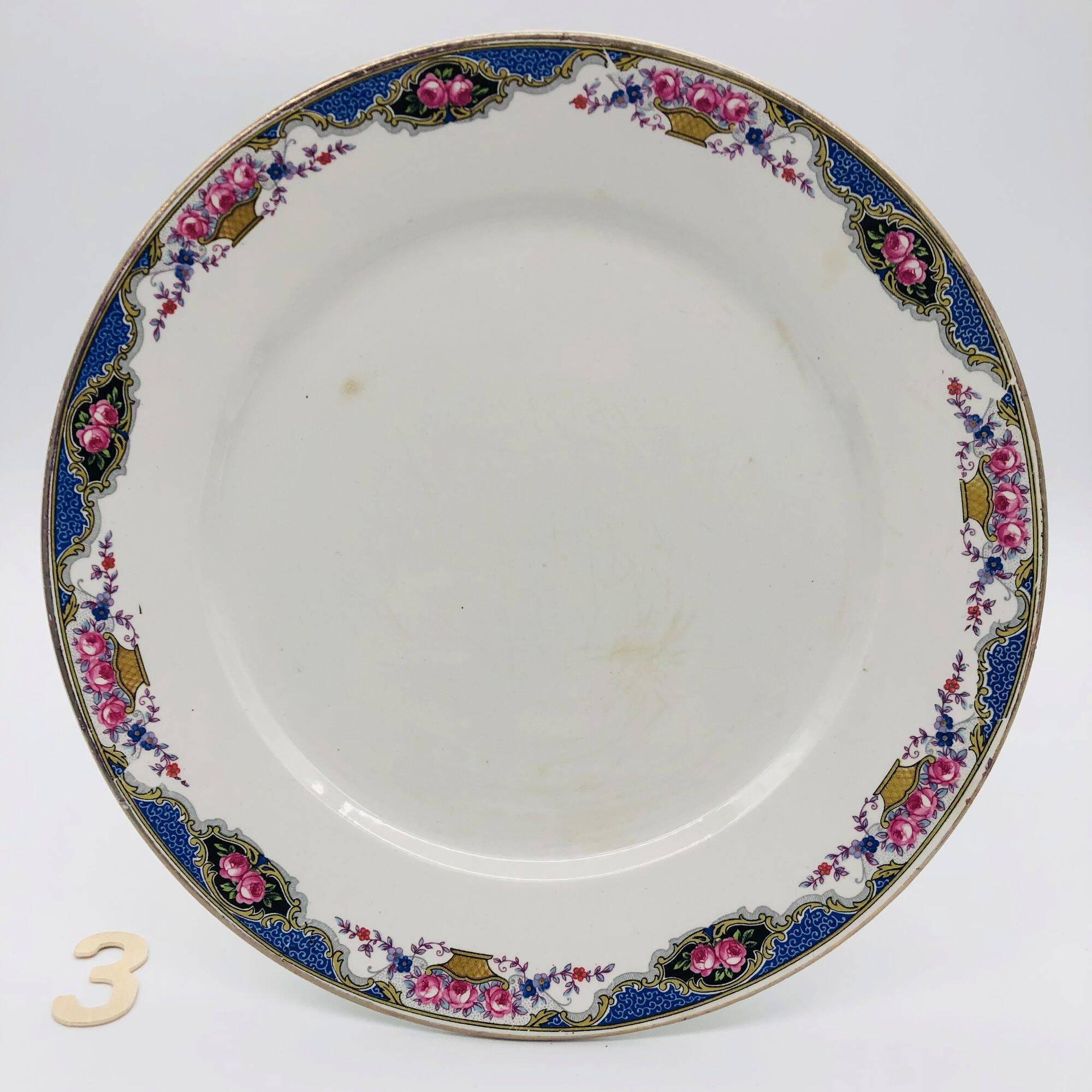 6 Flat Plates "Sarreguemines & Digoin"